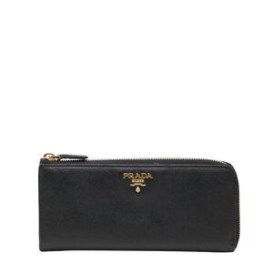 Prada Logo Black Saffiano Leather Women's Prada